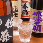 九州沖縄のお酒をご用意しております！他にもホッピーや果実酒、ソフトドリンクも有♪※画像一例です