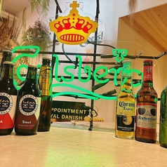 バーカウンターも完備しております！お仕事帰りにも、一人でもふらっと気軽に立ち寄れる雰囲気でお気軽にお越しください♪