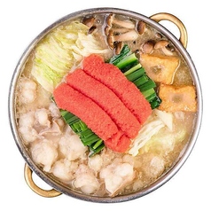 博多 明太子もつ鍋　(明太白湯)