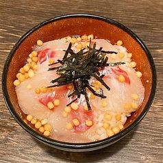 鯛の昆布締め茶漬け