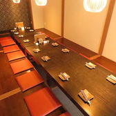 【すすきの駅から徒歩3分の好立地！】最大36名様までの大宴会まで承っております。4名・8名・12名などの個室も用途に合わせてご利用ください！※最大36名様迄ご案内可能