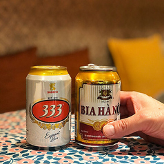 【モッハイバーヨー!】まずはベトナムビールで乾杯!