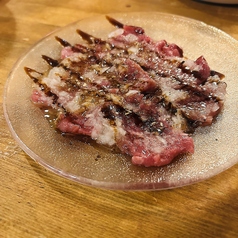 馬肉のカルパッチョ