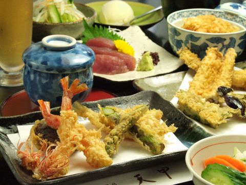 天ぷら一筋35年！瀬戸内の魚介を使った本格江戸前天ぷらをご賞味下さい。