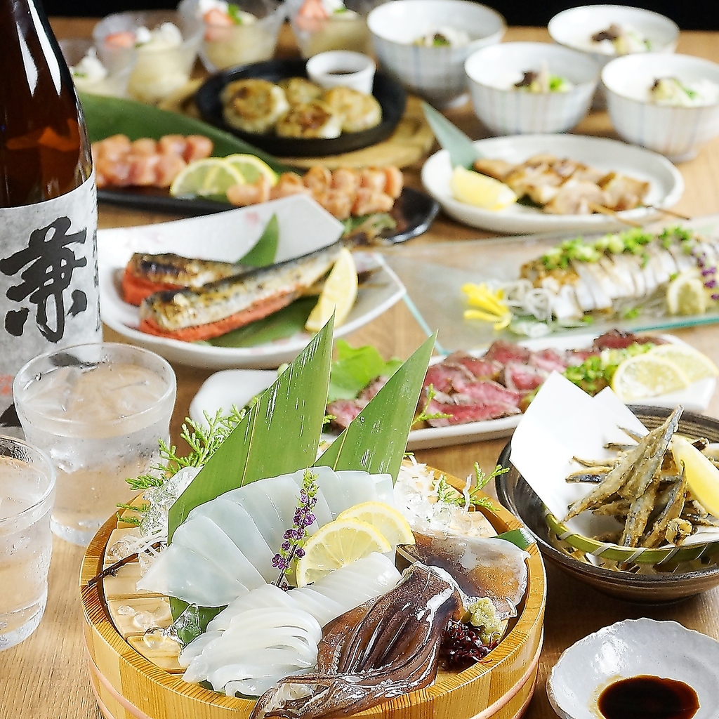 九州料理を堪能！！宴会コースは飲み放題付きで3500円～！