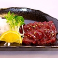 料理メニュー写真&nbsp;馬レバー刺し