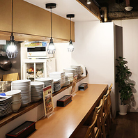 駅チカ好立地◎落ち着いた雰囲気の洗練された店内