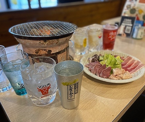 【居酒屋×ホルモン】鮮度自慢の炭火焼きホルモンや牛カルビ、旬の海鮮が食べ放題♪