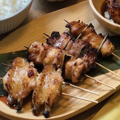 鶏粥とおまかせ串焼きのセット