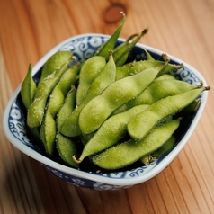 出汁茹で枝豆
