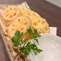 加賀レンコンの天ぷら