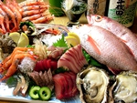 名物！日本海刺身盛り合わせが◎！新鮮な魚介をお楽しみ頂けます。片町スクランブル近く