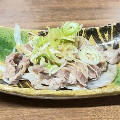 おつまみ明太子/牛すじ葱ポン酢