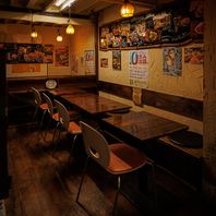 プライベートな空間でお寛ぎいただける完全個室も完備◎