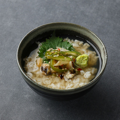 貝出汁おでんお茶漬け ツブ貝わさび