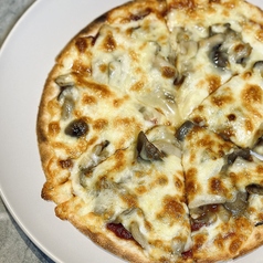 手作りきのこピザ