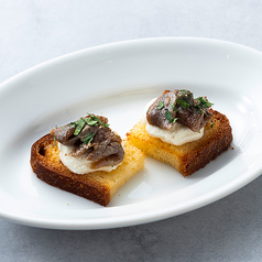 アンチョビのブルスケッタ