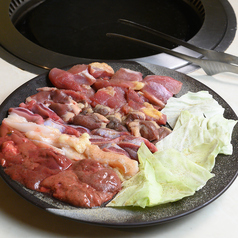 一人前/ (タレ味) 溶岩焼き五種盛り合わせ