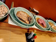 メニュー以下の料理