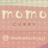 MOMO curry モモカレーのロゴ