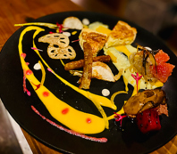 魅力的な創作料理の数々