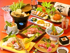 浜料理 侍のコース写真