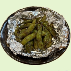 枝豆の醤油焼き