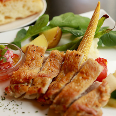 若鶏の香草グリル（ライスor手作りフォカッチャ）