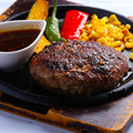 料理メニュー写真&nbsp;手捏ねハンバーグセット 200g