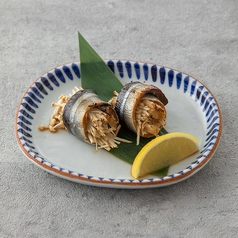秋刀魚のえのきたけ包み焼き