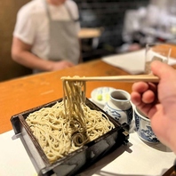 産地にこだわったお蕎麦