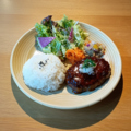 料理メニュー写真&nbsp;肉感あふれるハンバーグランチ