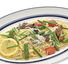 レモンとしらすの和風パスタ