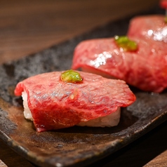 炙り肉寿司(2ヶ)