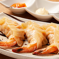 海老をふんだんに活かした逸品の数々◎