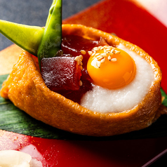 マグロ漬けいなり