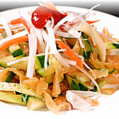 クラゲときゅうりの和え物