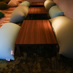 【Yogibo×4人席】ふかふかのYogibo席。