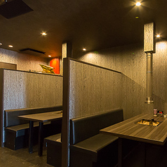 4名掛けの半個室が1席あります