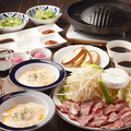 料理メニュー写真&nbsp;あたいの高岡チーズジンギスカンコース