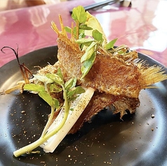 ノドグロの骨煎餅醤油味