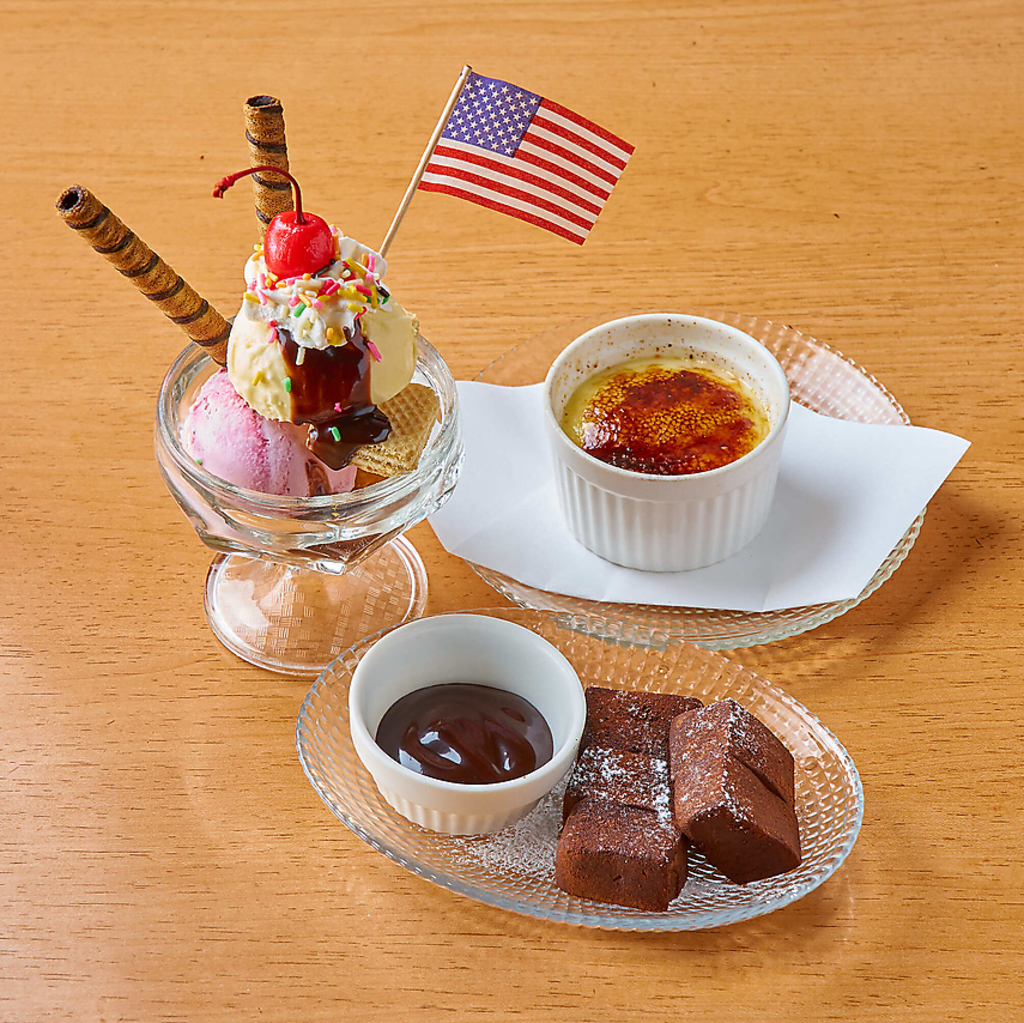 美味しいデザートメニューも◎お気に入りの料理を楽しみながら素敵なひとときを過ごしましょう！