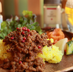 カレープレート（キーマポーク）