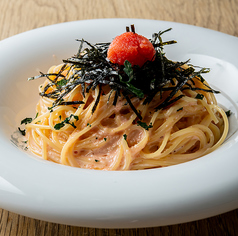 明太子のクリームパスタ