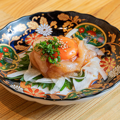 【ササミユッケ】なめらかな舌触りを体験してください◆750円(税込)の写真