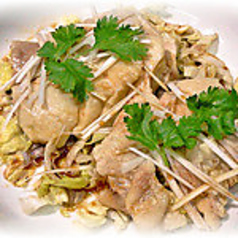 かけダレ蒸し鶏