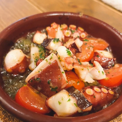 真ダコのガーリックバター焼き