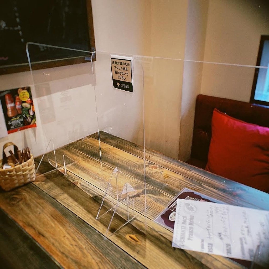 ご希望がございましたらパーテンション設置します！安心してご来店下さい！