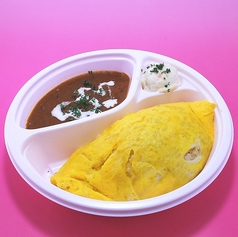 ハヤシソースオムライス