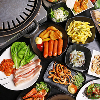 しゃぶしゃぶ⇒サムギョプサル食べ放題に変更可♪
